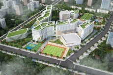 Phối cảnh tổng thể Trường ĐH Y khoa Phạm Ngọc Thạnh (cơ sở 2)