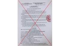 Văn bản giả mạo văn bản của Ủy ban Chứng khoán Nhà nước. Nguồn: Ủy ban Chứng khoán Nhà nước