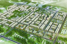 Phối cảnh tổng thể đồ án Quy hoạch phân khu xây dựng tỷ lệ 1/2000 Khu đô thị, công nghiệp, dịch vụ Tịnh Phong.