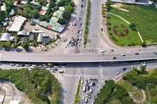 Từ 11/3, cấm toàn bộ phương tiện từ cầu Vĩnh Tuy xuống rẽ trái vào đường Cổ Linh để đi đê Long Biên - Xuân Quan.