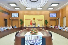 100% các thành viên UBTVQH đã biểu quyết tán thành thông qua về nguyên tắc đối với Nghị quyết của UBTVQH về việc sắp xếp các đơn vị hành chính cấp huyện, cấp xã giai đoạn 2023 – 2030