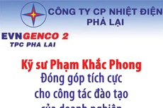 Kỹ sư Phạm Khắc Phong: Đóng góp tích cực cho công tác đào tạo của doanh nghiệp