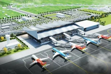 Phương án kiến trúc Nhà ga hành khách T2 - Cảng hàng không Đồng Hới trúng tuyển. Ảnh: ACV