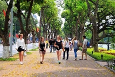 Trong tháng 11/2023, lượng khách quốc tế đến Hà Nội đạt 370 nghìn lượt người