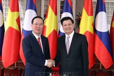 Chủ tịch nước Võ Văn Thưởng và Tổng Bí thư, Chủ tịch nước Lào Thongloun Sisoulith