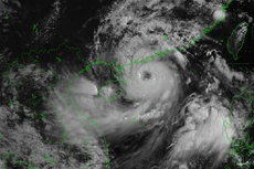 Hình ảnh vệ tinh của bão số 1