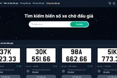 Danh sách biển số chờ đấu giá