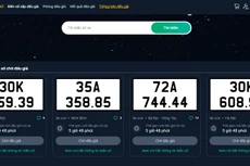 Danh sách biển số chờ đấu giá