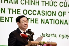 Chủ tịch Quốc hội Vương Đình Huệ phát biểu tại Diễn đàn