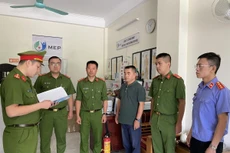 Cơ quan Cảnh sát điều tra đọc quyết định khởi tố đối tượng Đỗ Đức Trọng