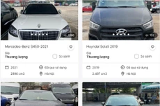 Đầu năm, ngân hàng siết nợ xe sang, bán cả loạt Mercedes, Lexus giá rẻ