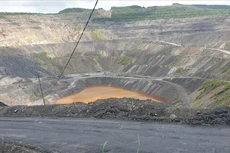 Moong vỉa 11, sâu khoảng 125m của Công ty CP than Núi Béo tại phường Hà Tu, TP.Hạ Long. 