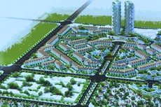 Phối cảnh dự án Phát triển nhà ở thương mại Khu dân cư phía Đông đường Võ Nguyên Giáp, phường Hoàng Diệu, TP. Thái Bình