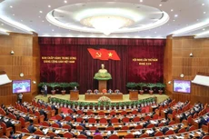 Quang cảnh Hội nghị lần thứ năm Ban Chấp hành Trung ương Đảng khoá XIII. Ảnh: VGP