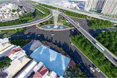 Phối cảnh nút giao thông An Phú
