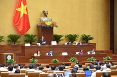 Sáng 1/11, Quốc hội thảo luận ở hội trường về dự án Luật Phòng, chống rửa tiền (sửa đổi)