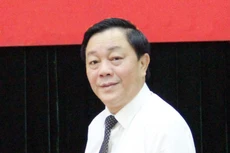 Bị can Hà Công Thẻ, nguyên Chủ tịch UBND huyện Mai Châu. Ảnh: Tỉnh ủy Hòa Bình