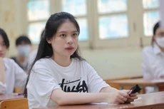 Thí sinh tham dự Kỳ thi tốt nghiệp trung học phổ thông năm 2022. Ảnh: Vietnam+