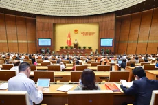 Quốc hội biểu quyết thông qua các nghị quyết quan trọng