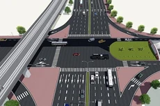 Phối cảnh hầm chui nút giao Vành đai 2,5
