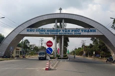 Khu công nghiệp Tân Phú Thạnh nơi Công ty TNHH Dinh dưỡng Phú Sỹ sẽ xây dựng Nhà máy chế biến nông sản và thức ăn chăn nuôi Fujinuco. Ảnh BXD