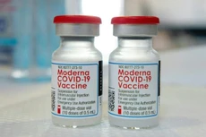 Lọ vaccine Moderna. Ảnh: AFP