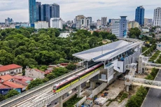 Dự án đường sắt đô thị Nhổn-ga Hà Nội bị chậm tiến độ hoàn thành, tăng tổng mức đầu tư. Ảnh: CTV/Vietnam+