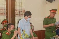 Giám đốc CDC Nam Định cùng 4 cán bộ dưới quyền bị khởi tố để điều tra về hành vi liên quan đến vụ mua kit test của công ty Việt Á. Ảnh: CTV