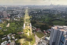 Dự án vành đai 2 đoạn 3 từ đường Phạm Văn Đồng đến nút giao Gò Dưa thi công từ năm 2017 nhưng đang dang dở. 