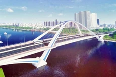 Phối cảnh cầu Trần Hoàng Na 