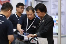 Khách tham quan triển lãm Mining Vietnam tại Trung tâm Triển lãm quốc tế - I.C.E Hanoi