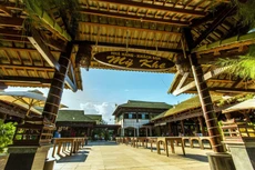 Khu resort Mỹ Khê nằm trên lô đất rộng gần 3.700 m2 tại xã Tịnh Khê, thành phố Quảng Ngãi. Ảnh: Công ty Du Lịch Quảng Ngãi 