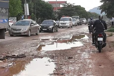  Quốc lộ 31 nhiều đoạn đã xuống cấp nghiêm trọng. Ảnh: Báo Công Luận