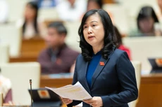 Bộ trưởng Bộ Y tế Đào Hồng Lan đăng đàn trả lời các đại biểu Quốc hội về những khó khăn, vướng mắc của ngành y tế trong thời gian qua