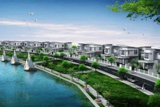 Phối cảnh Biệt Thự dọc sông Bàu Giang