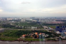 Khu vực người trúng thầu bỏ cọc đất tại Thủ Thiêm (TP.HCM)