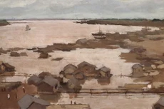 "Đôi bờ sông Hồng" của họa sĩ Lê Văn Đệ bán giá hơn 5,4 tỷ đồng tại Pháp