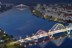 Phối cảnh cầu Nhật Lệ 3