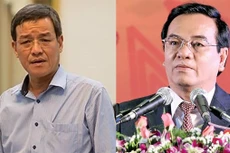 Ông Trần Đình Thành, nguyên Bí thư Tỉnh ủy Đồng Nai (ảnh phải) và ông Đinh Quốc Thái, nguyên Chủ tịch UBND tỉnh Đồng Nai