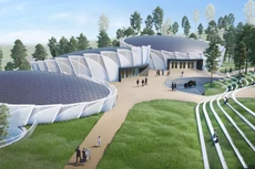 Phối cảnh Trung tâm Văn hóa Nghệ thuật tỉnh Lâm Đồng