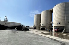 Công trình silo chứa tro bay