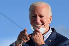 Ứng viên Tổng thống đảng Dân chủ Mỹ Joe Biden trong cuộc vận động tranh cử. (Ảnh: AFP/TTXVN)