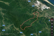 Vị trí đập thủy điện Rào Trăng 3 bị sạt lở