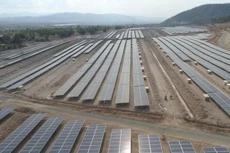 Dự án điện mặt trời Chư Ngọc LICOGI 16 tại xã Chư Ngọc, huyện Krông Pa. Ảnh Internet