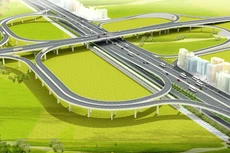 Phối cảnh nút giao Đầm Nhà Mạc, cao tốc Hạ Long - Hải Phòng. Ảnh chỉ mang tính minh họa. Nguồn Internet