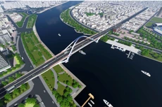 Phối cảnh cầu Trần Hoàng Na 