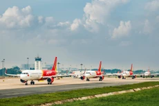 Vietjet điều chỉnh lịch khai thác các chuyến bay đến và đi tại các sân bay bị ảnh hưởng của cơn bão số 9 (Molave)