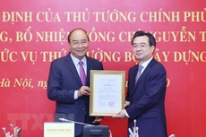 Thủ tướng trao quyết định bổ nhiệm Thứ trưởng Bộ Xây dựng