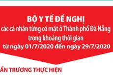 Dịch Covid-19: Từ ngày 1 - 29/7, những ai đã đến TP Đà Nẵng cần nghiêm túc làm việc sau