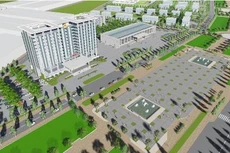 Mô hình Khu Trung tâm Hành chính huyện Bàu Bàng